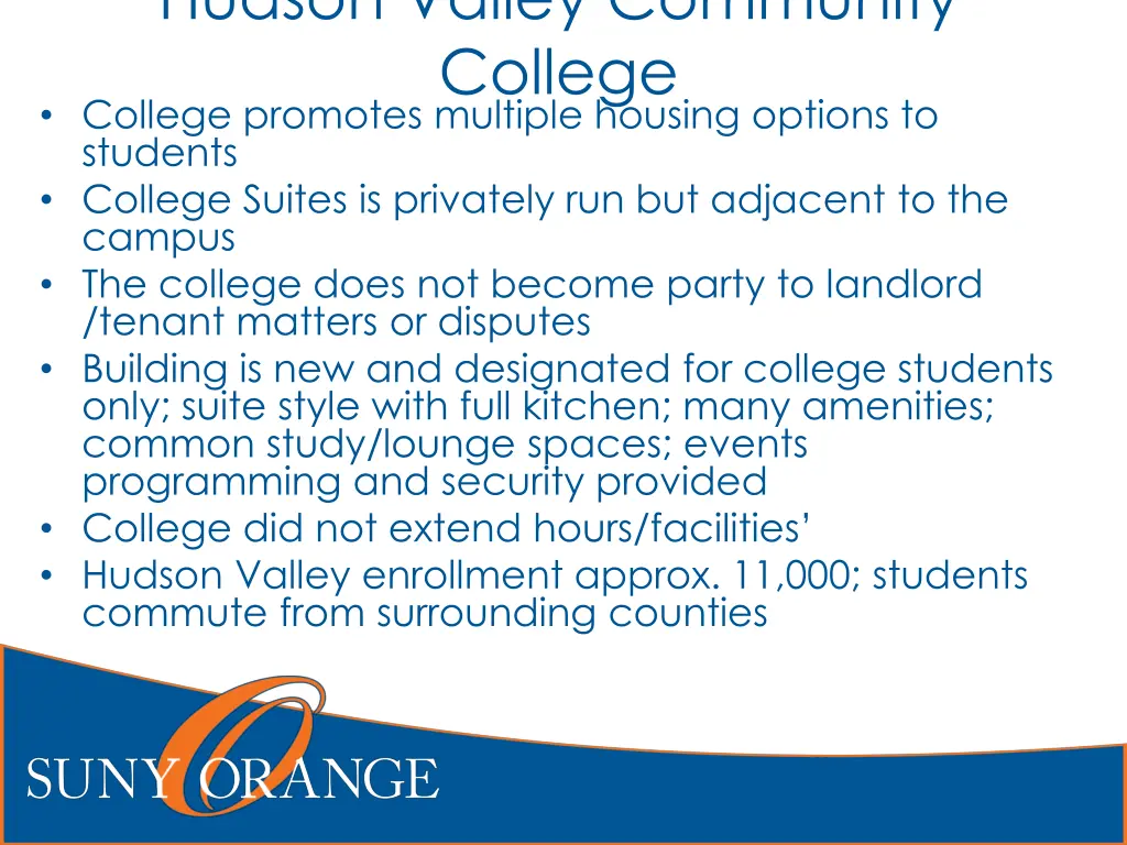 hudson valley community college college promotes