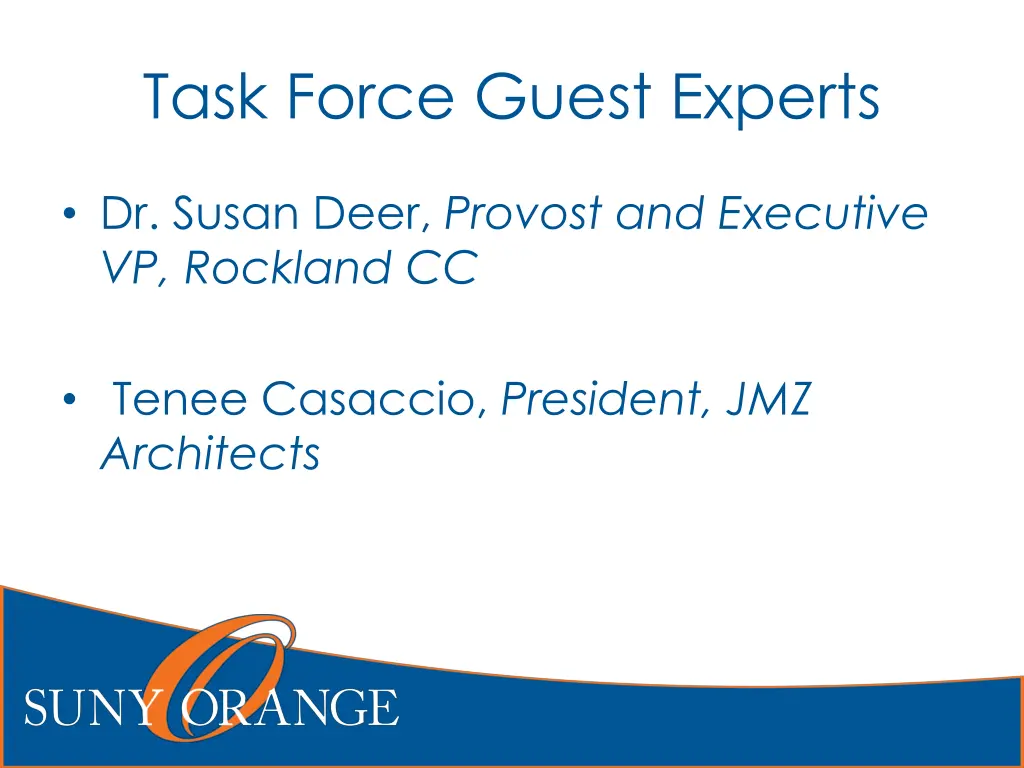 task force guest experts