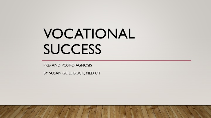 vocational success