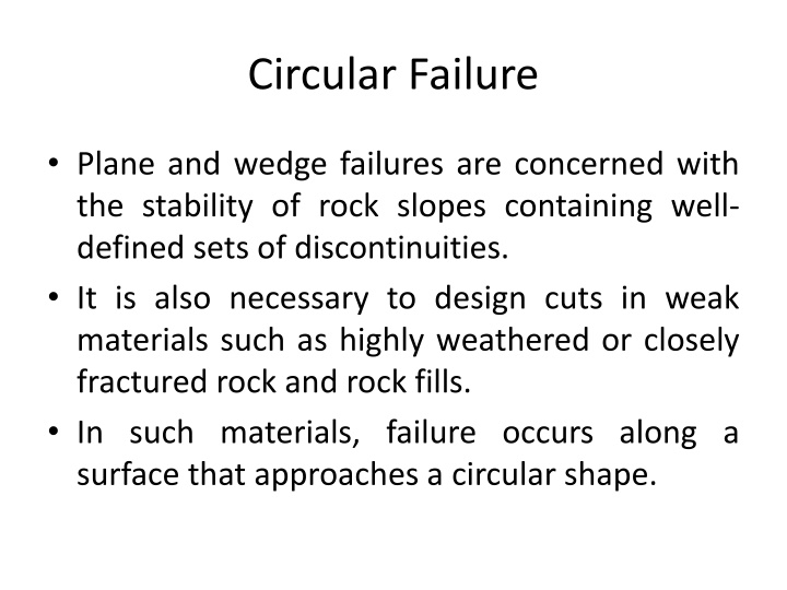 circular failure