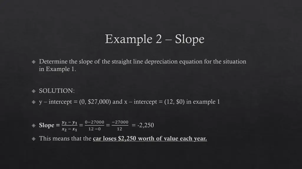 example 2 slope