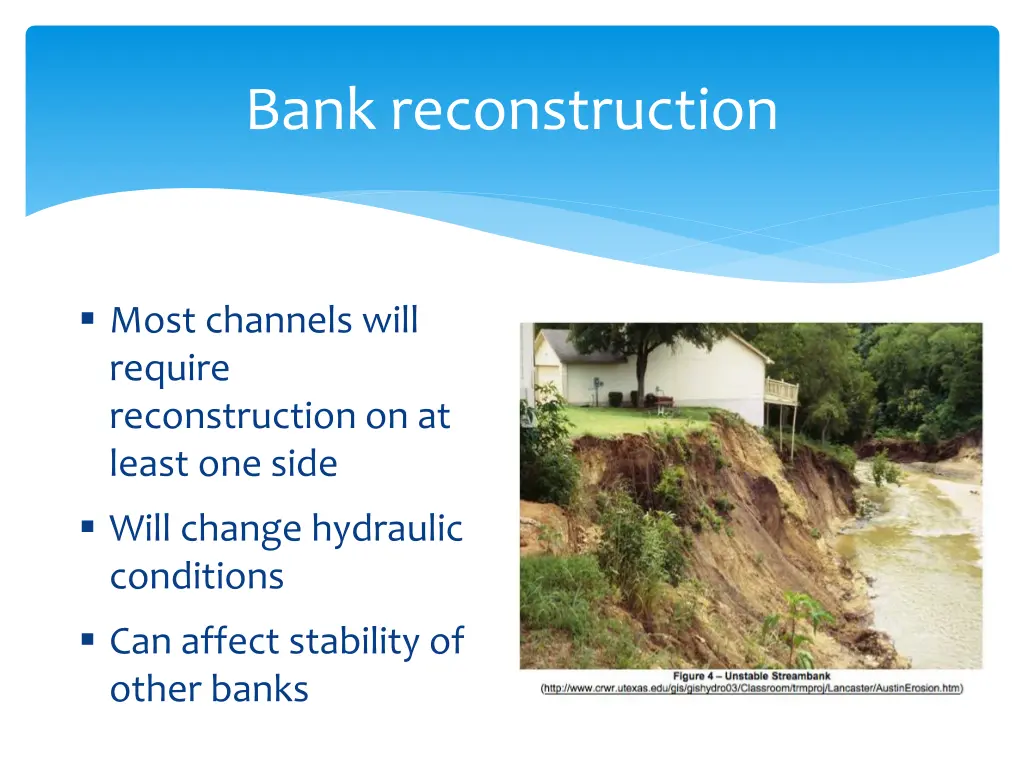 bank reconstruction