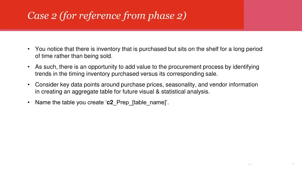 case 2 for reference from phase 2