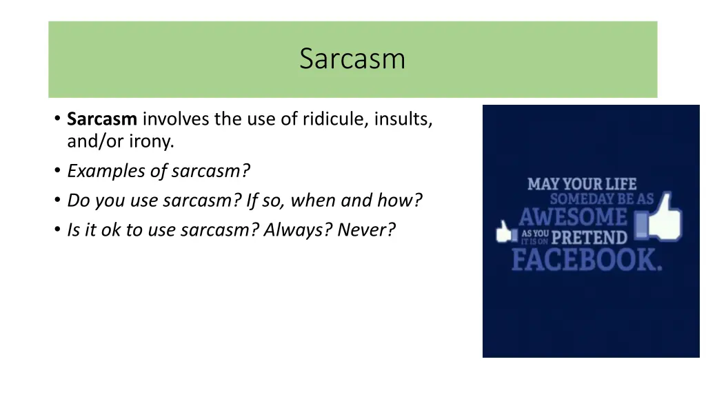 sarcasm