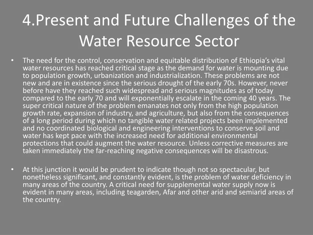 4 present and future challenges of the water