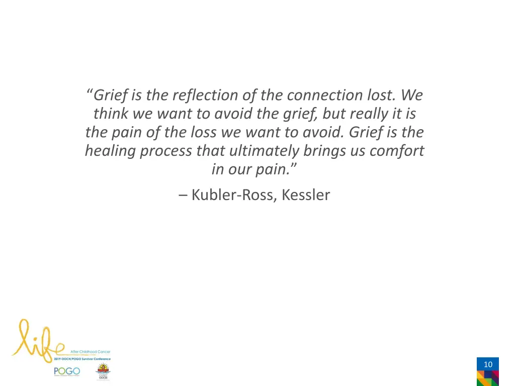 grief is the reflection of the connection lost