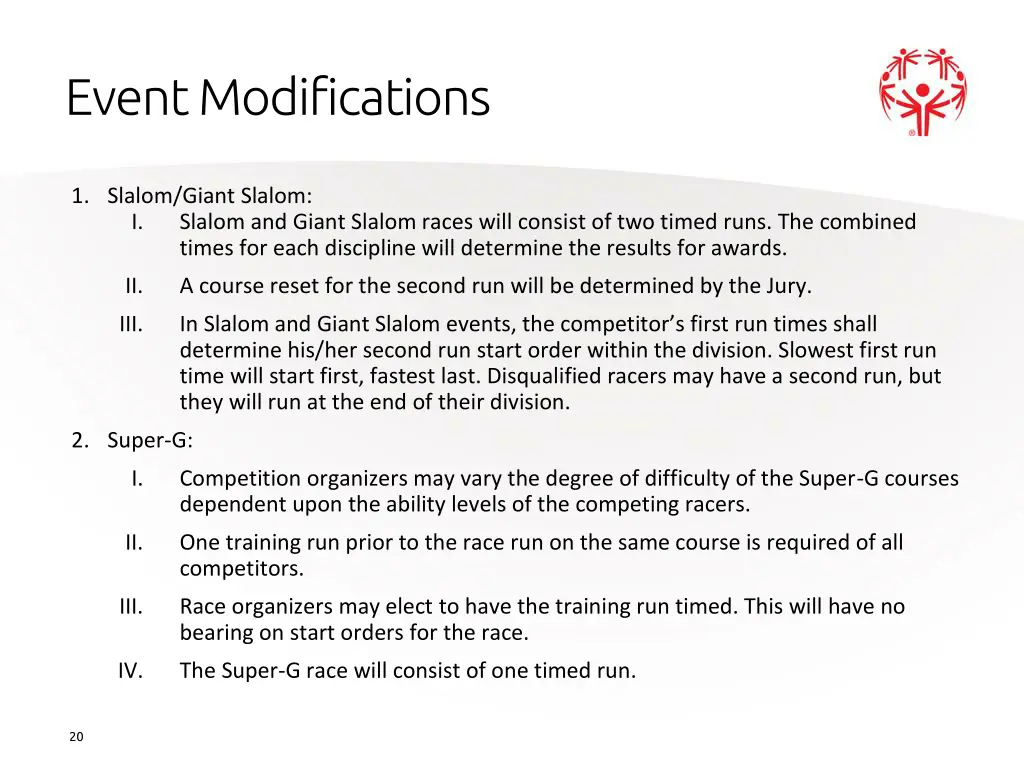 event modifications 1