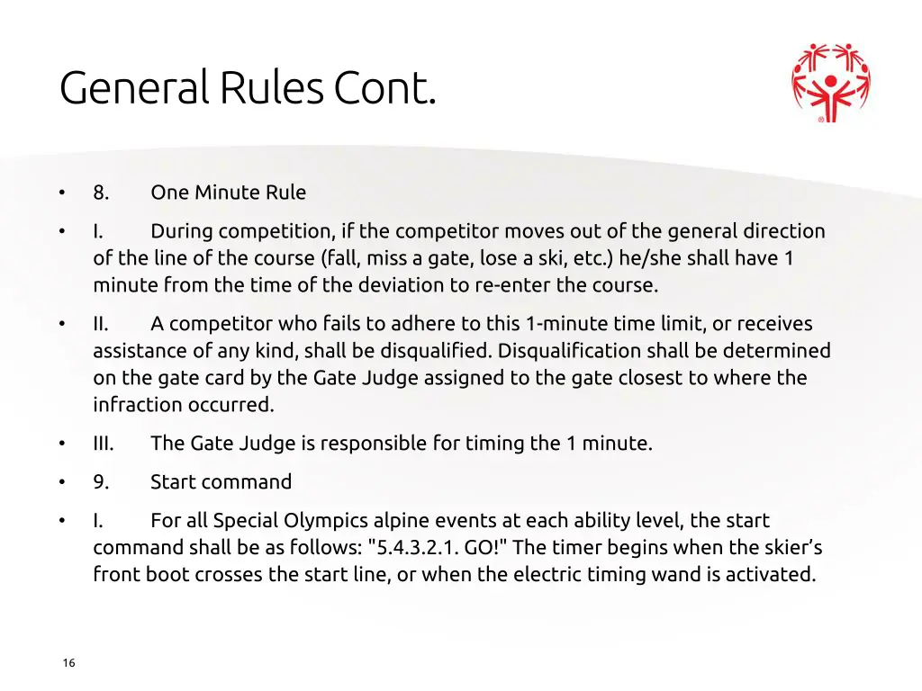 general rules cont 1