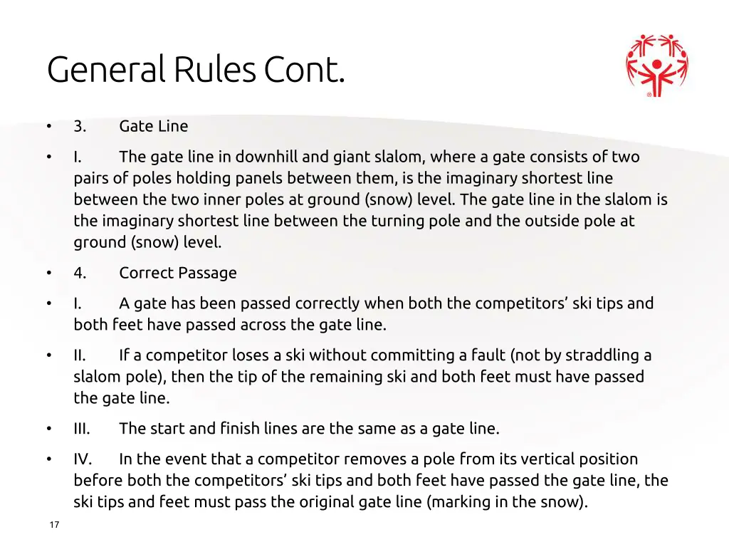 general rules cont 2