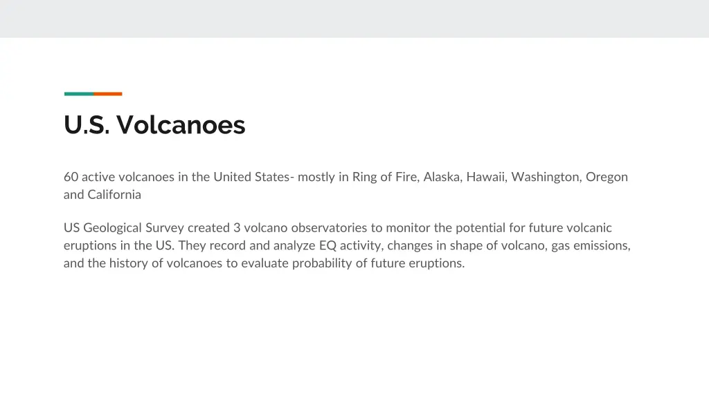 u s volcanoes