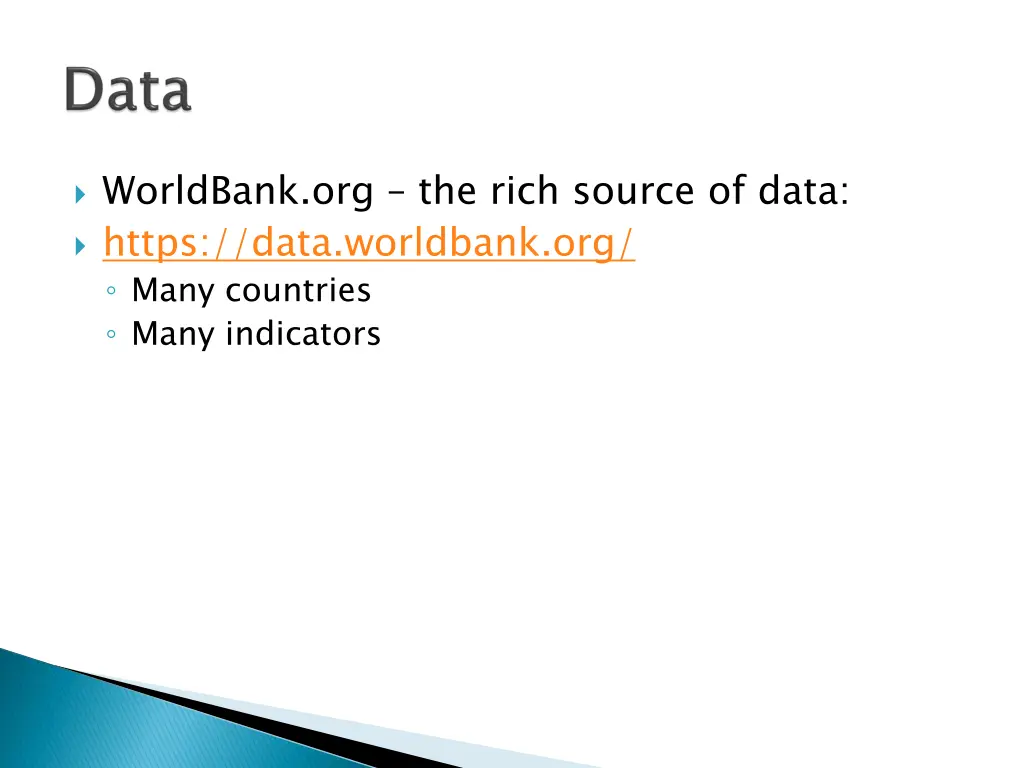 worldbank org the rich source of data https data