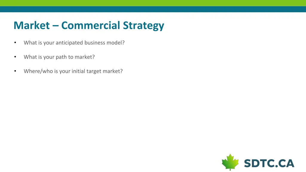 market commercial strategy