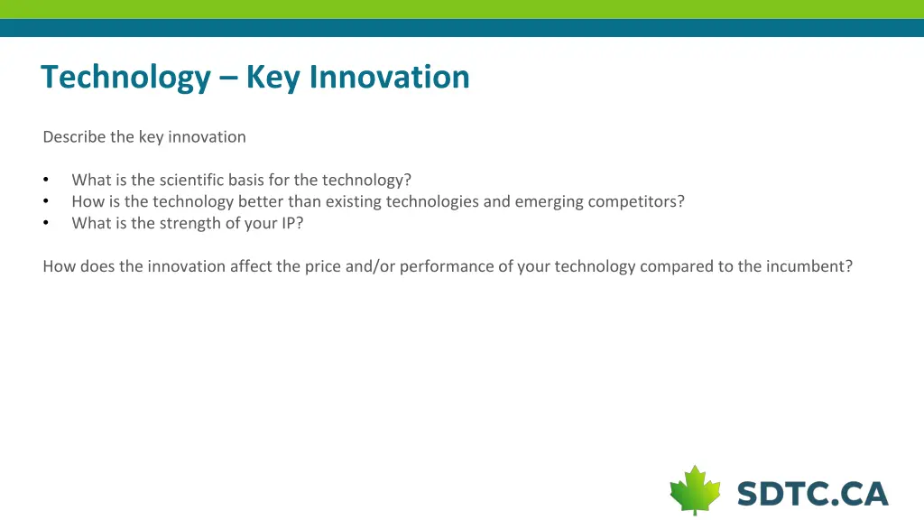 technology key innovation