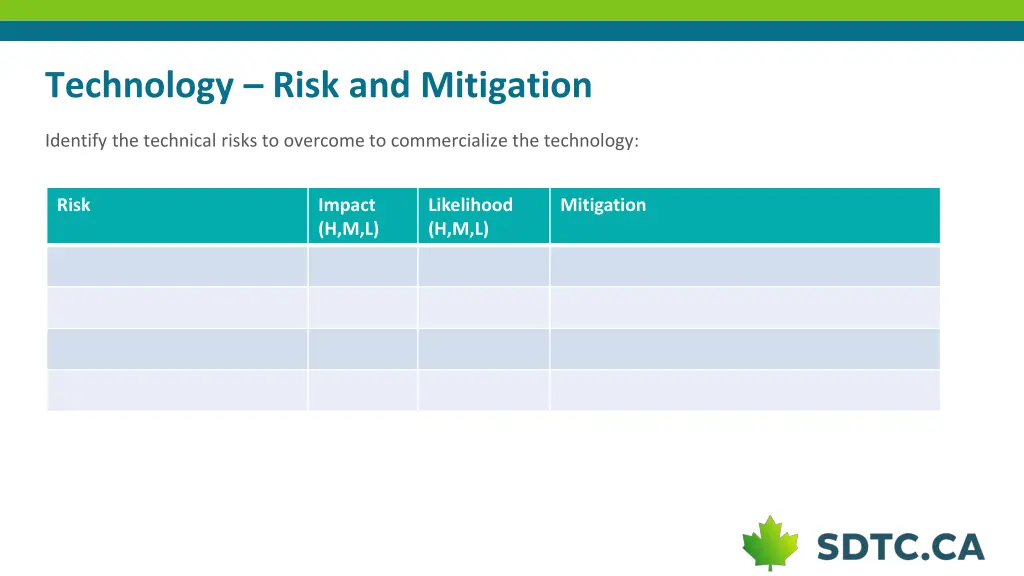 technology risk and mitigation