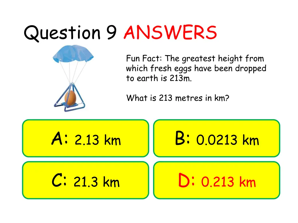 question 9 answers