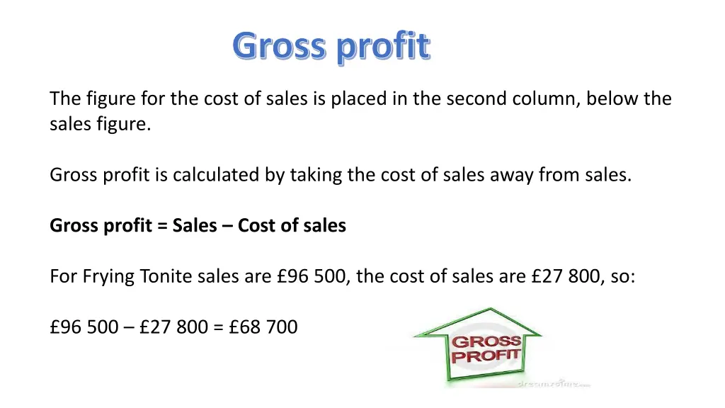 gross profit