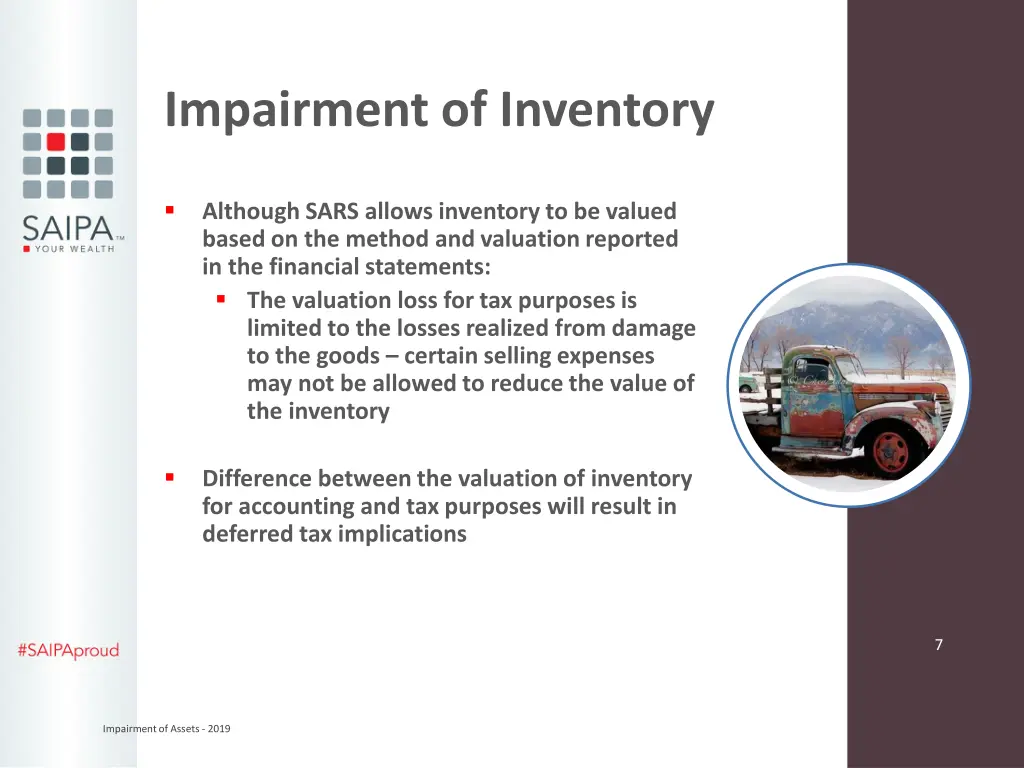 impairment of inventory 3