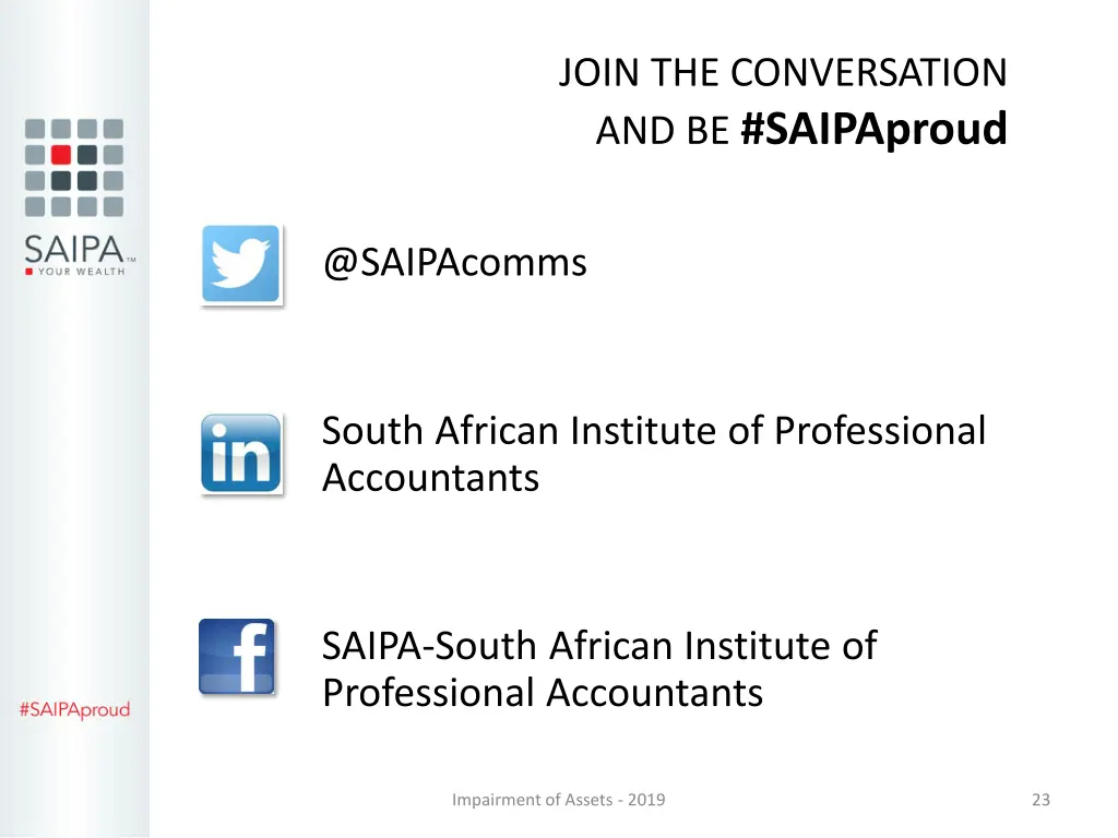 join the conversation and be saipaproud