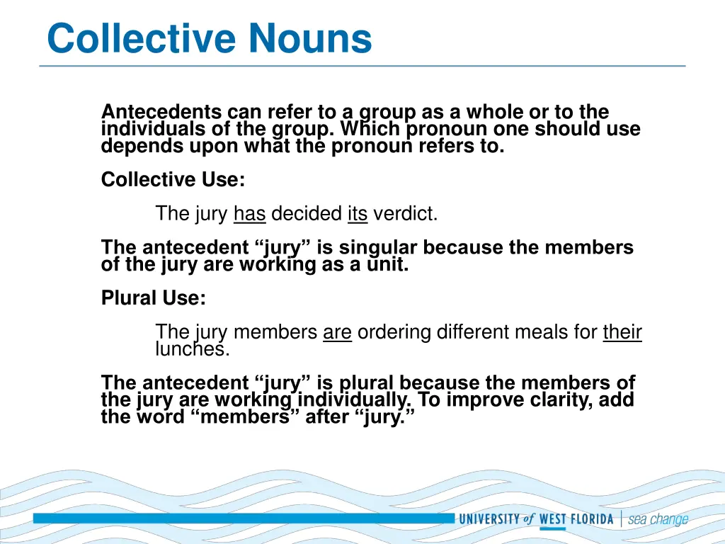 collective nouns