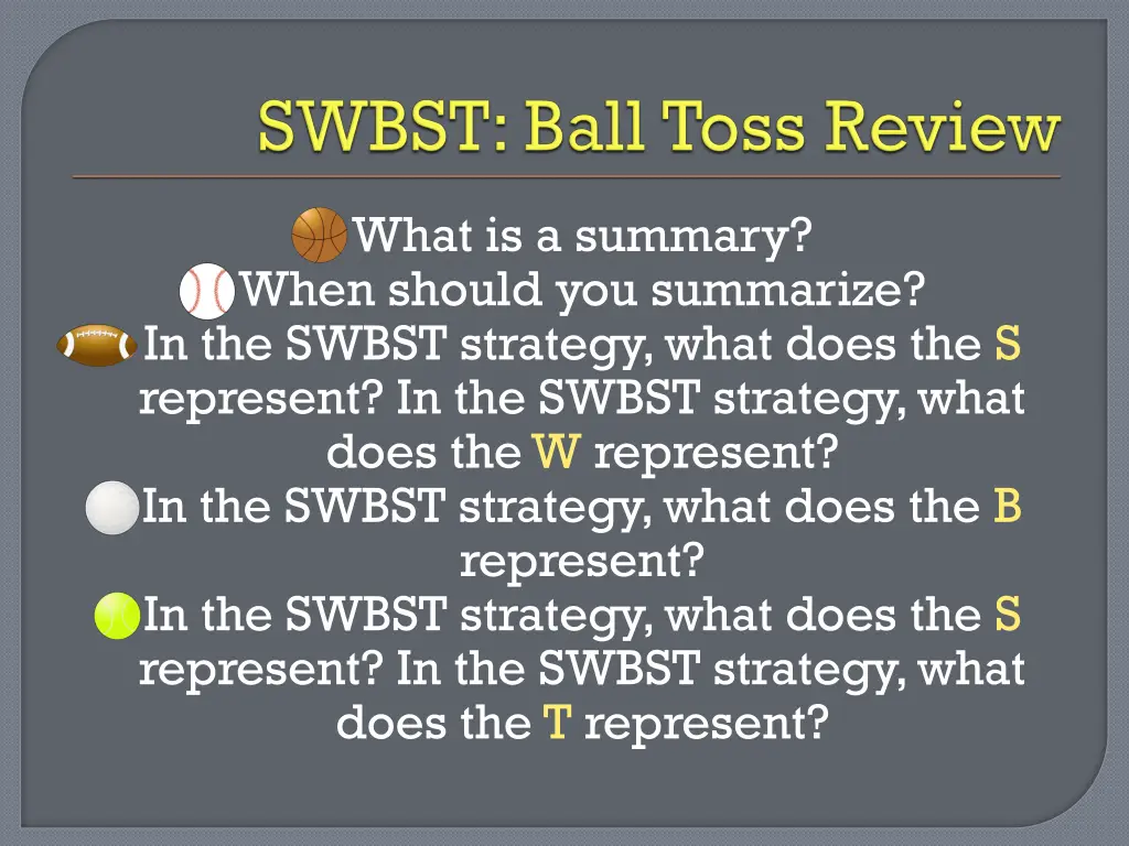 what is a summary when should you summarize