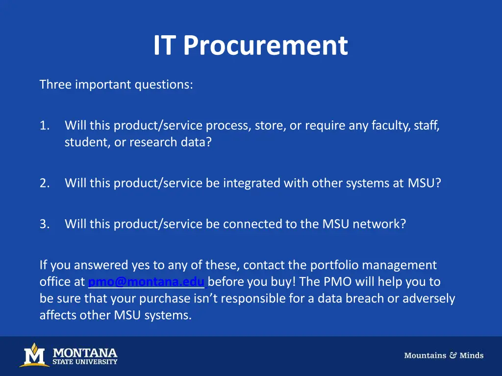 it procurement