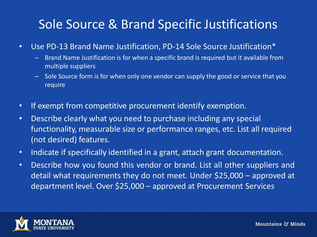 sole source brand specificjustifications