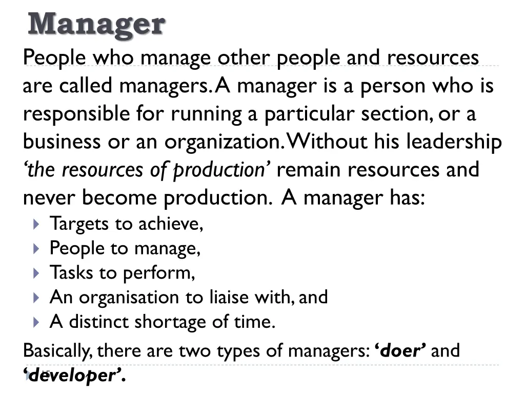 manager people who manage other people