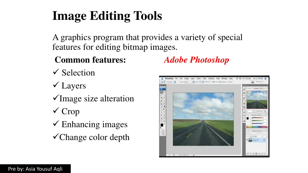 image editing tools