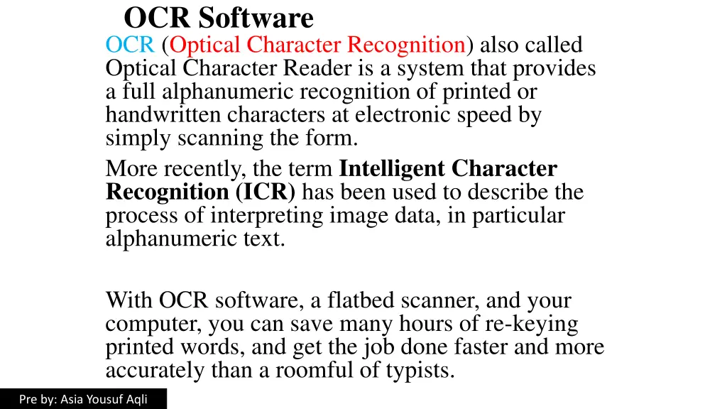 ocr software ocr optical character recognition