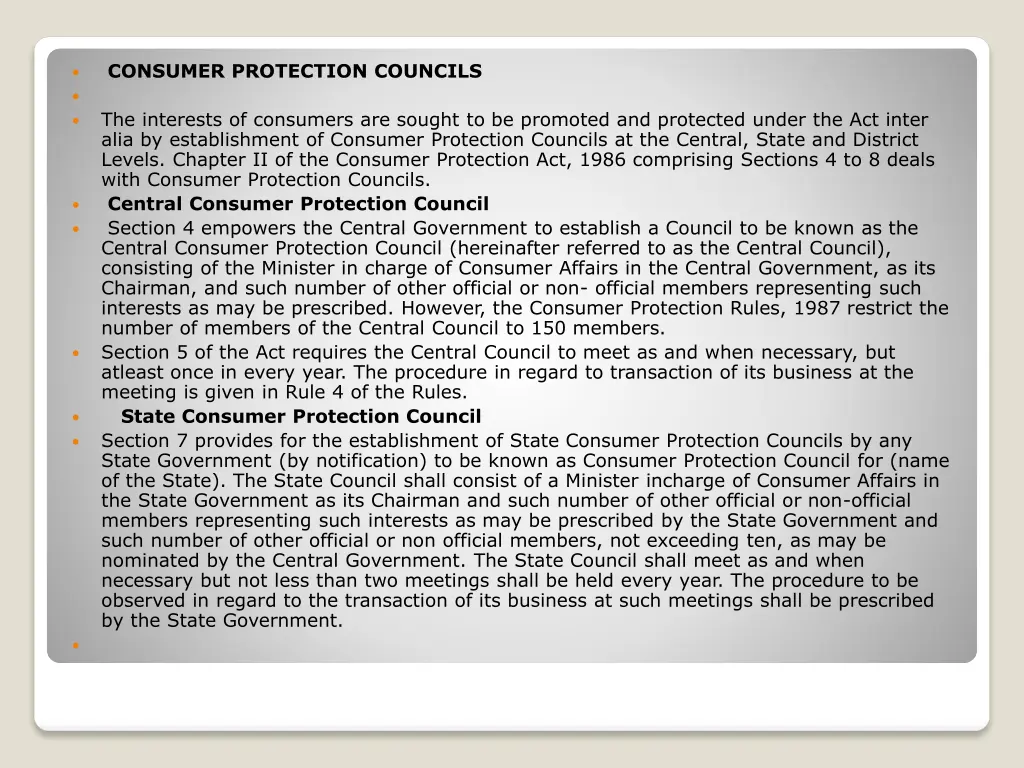 consumer protection councils