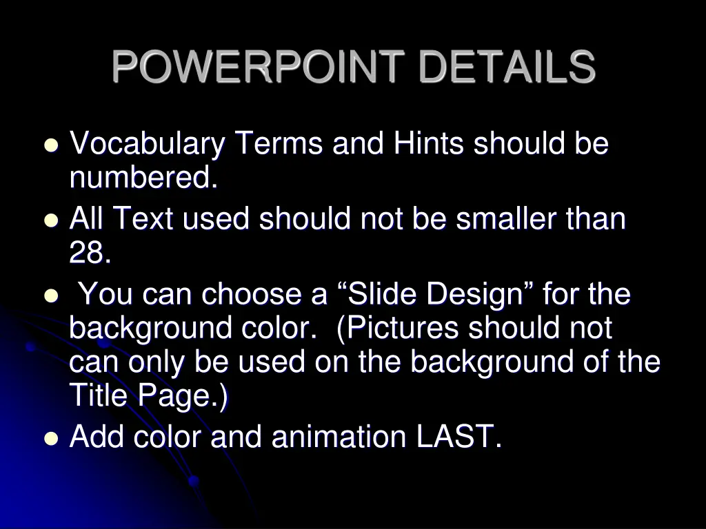 powerpoint details