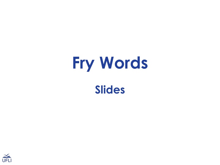 fry words