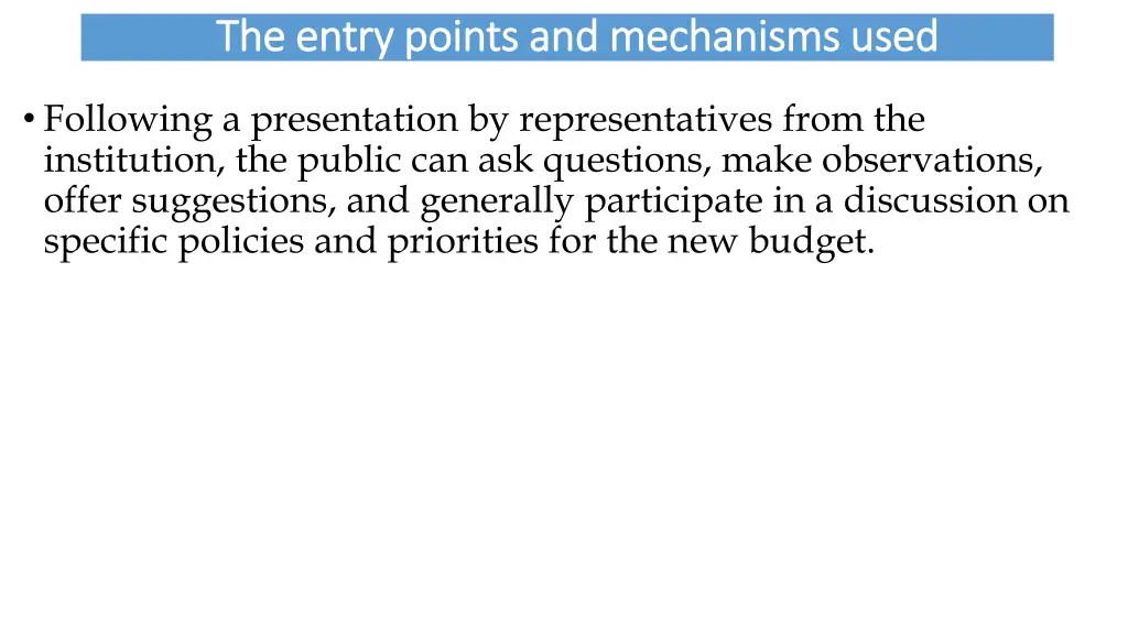 the entry points and mechanisms used the entry 2