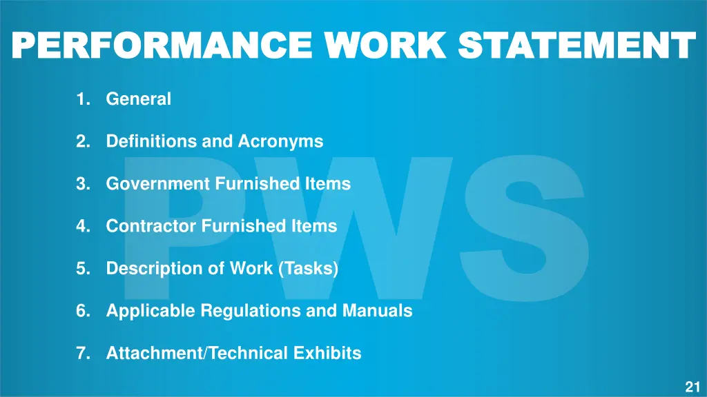 performance work statement performance work 1