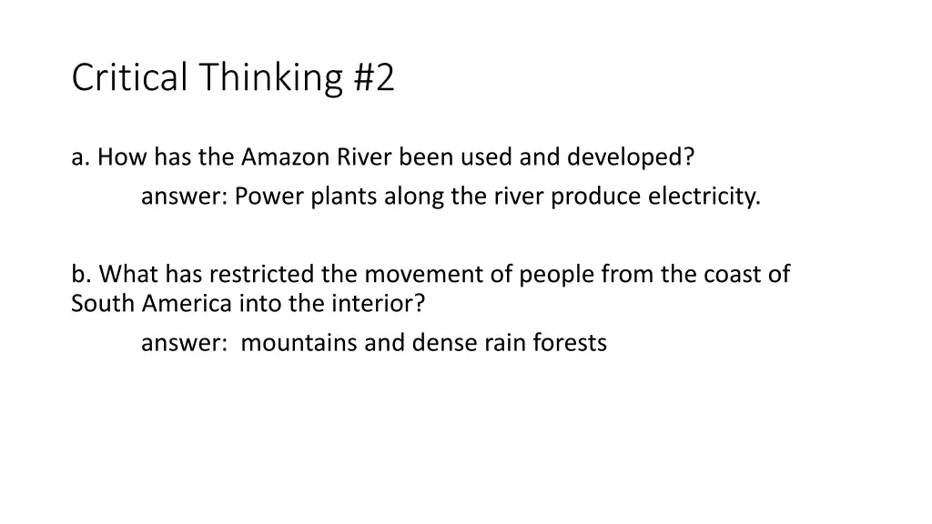 critical thinking 2