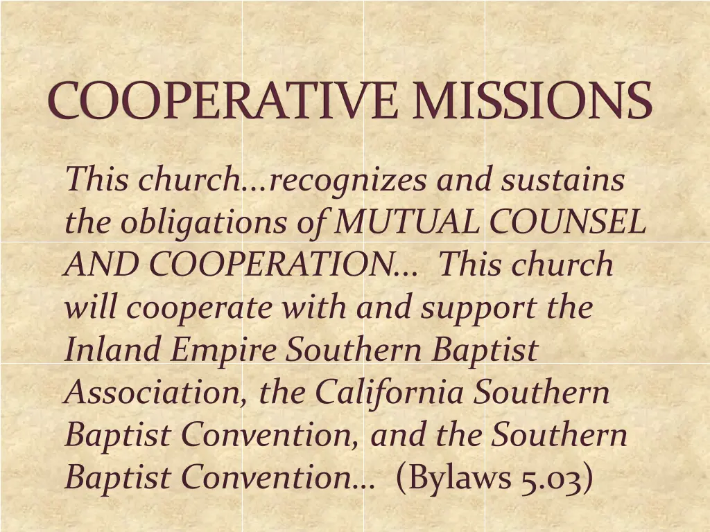 cooperative missions