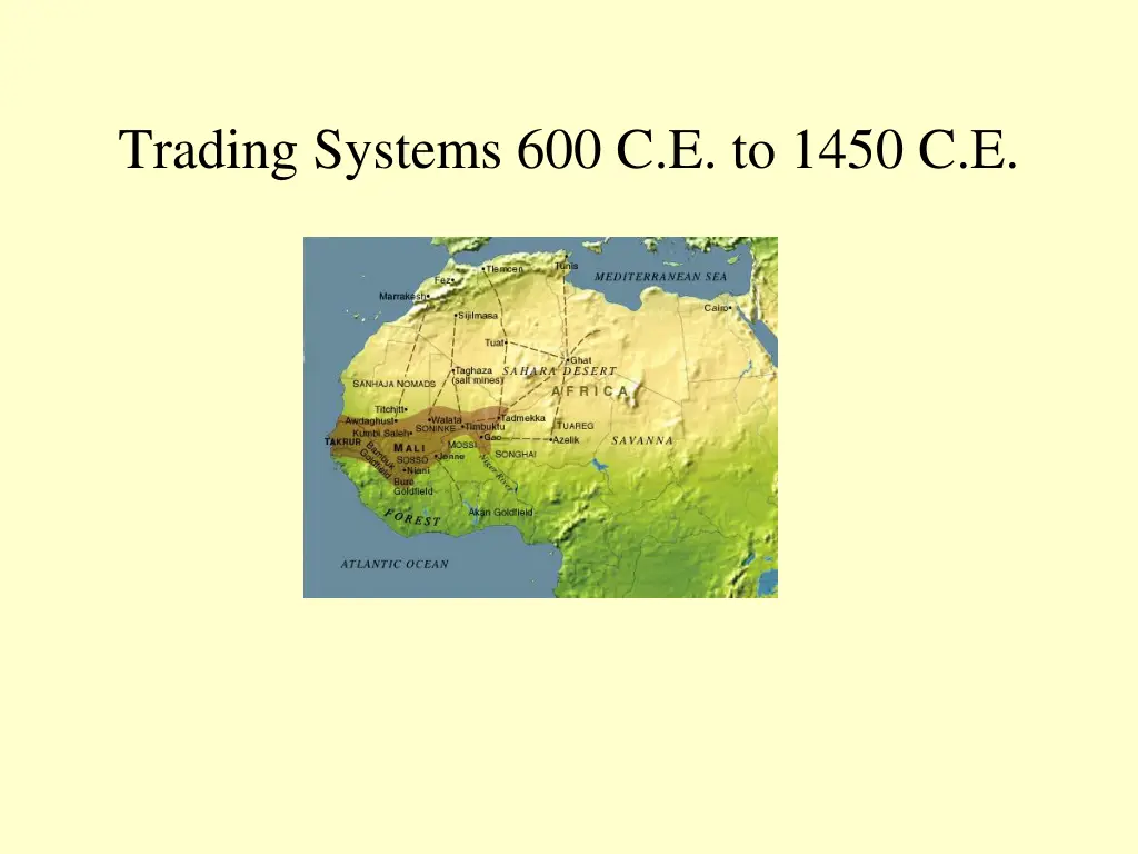 trading systems 600 c e to 1450 c e