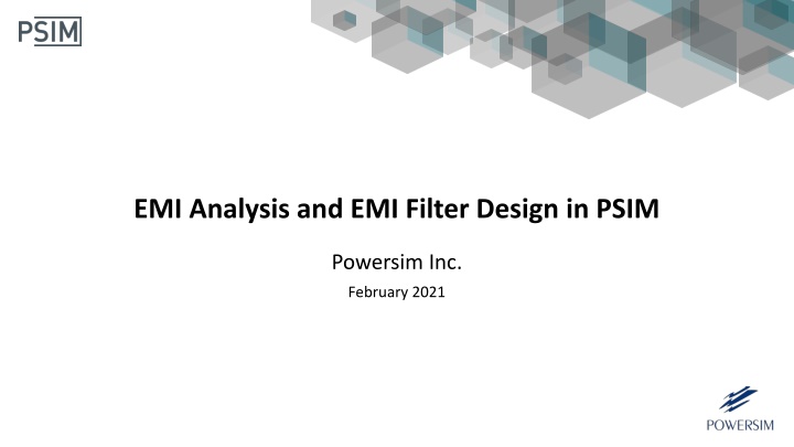 emi analysis and emi filter design in psim