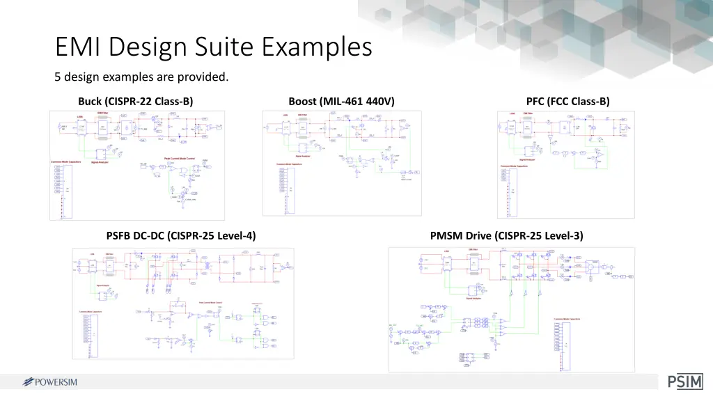 emi design suite examples