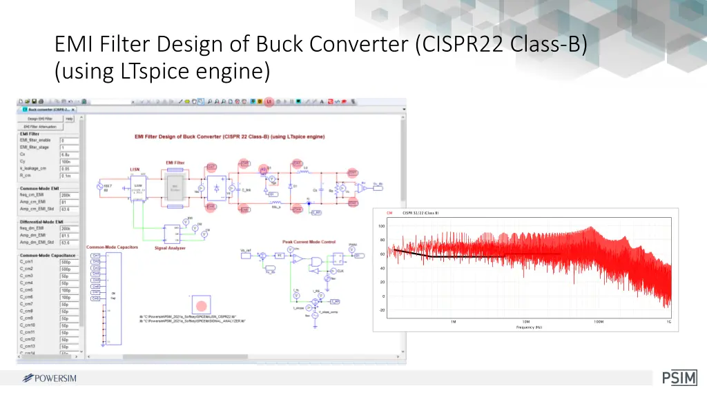 emi filter design of buck converter cispr22 class