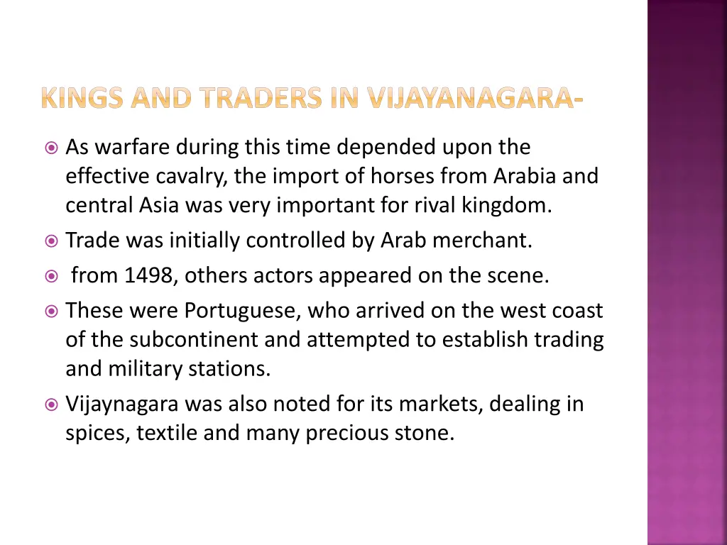 kings and traders in vijayanagara