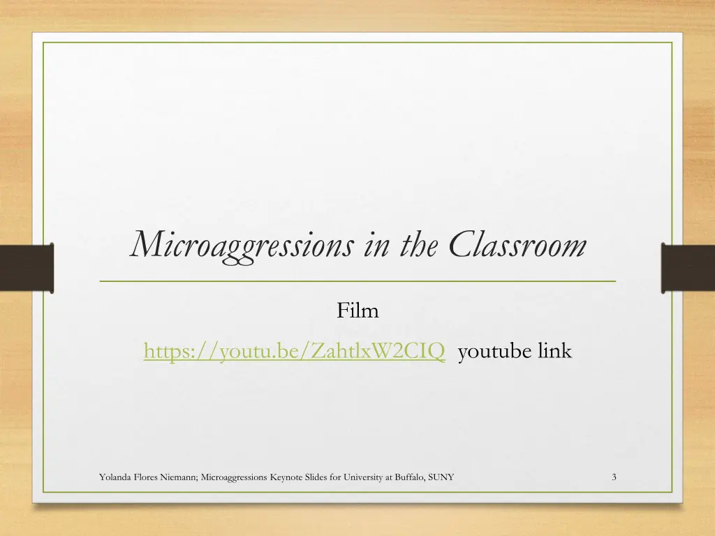 microaggressions in the classroom