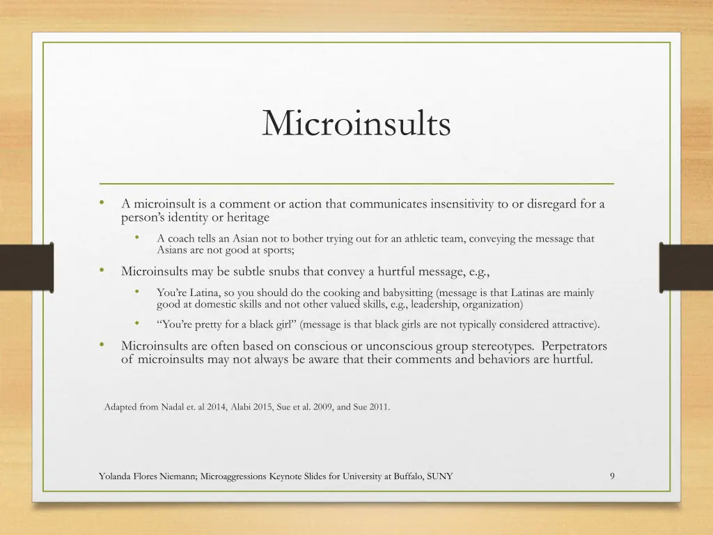 microinsults