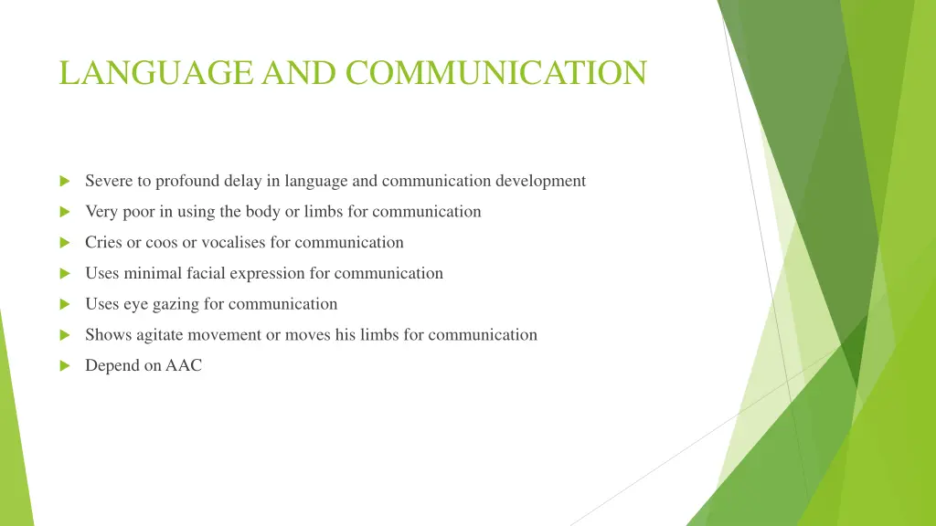 language and communication