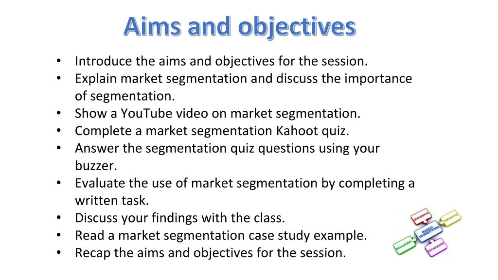 aims and objectives 1