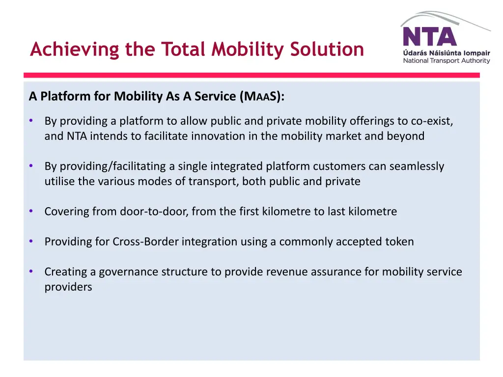 achieving the total mobility solution