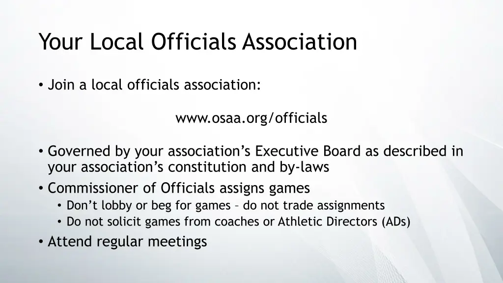 your local officials association