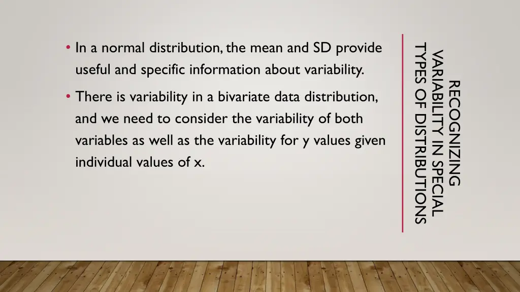 in a normal distribution the mean and sd provide