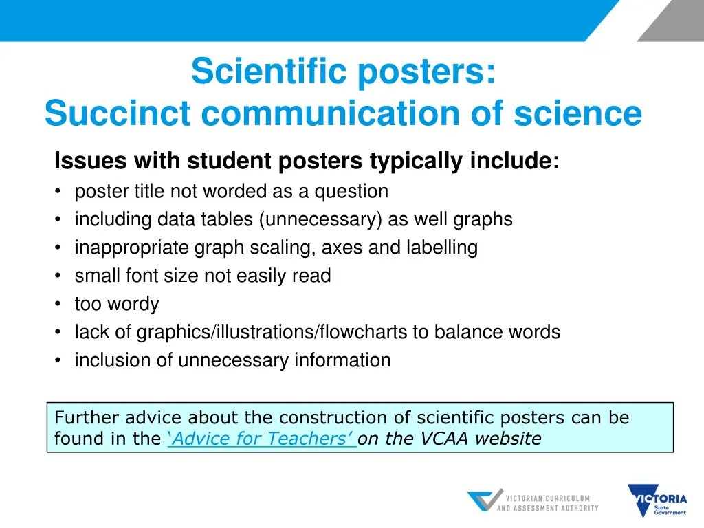 scientific posters succinct communication