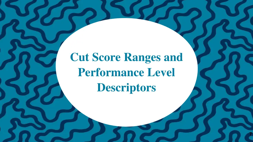 cut score ranges and performance level descriptors